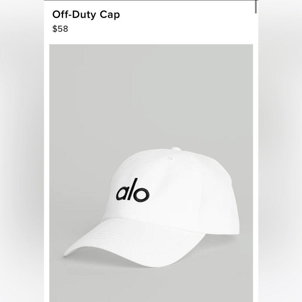 Alo Off-Duty cap